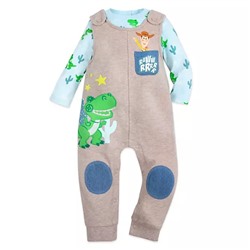 Rex and Woody Dungaree and Bodysuit Set for Baby – Toy Story