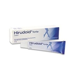 Лечебный крем против варикозного расширения вен, тромбов, синяков Hirudoid Forte от Medinova 20 гр / Medinova Hirudoid Forte Cream 20g