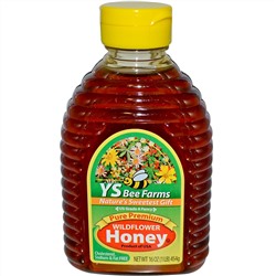 Y.S. Eco Bee Farms, Чистый мед диких цветов 16 унции (454 г)
