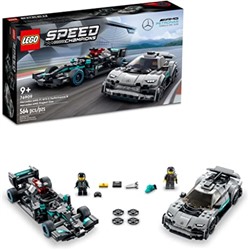 LEGO Speed Champions Mercedes-AMG F1 W12 E Performance & Mercedes-AMG Project One 76909 Building Toy Set for Kids, Boys, and Girls Ages 9+ (564 Pieces)