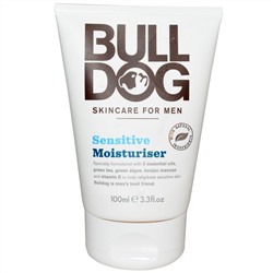 Bulldog Skincare For Men, Чувствительный увлажнитель, 100 мл (3,3 жидких унций)