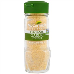 McCormick Gourmet, Органический, чесночный порошок, 2,25 унции (63 г)