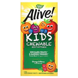 Мультивитамины для детей Natures Way Alive KIDS Chewable 120 tab