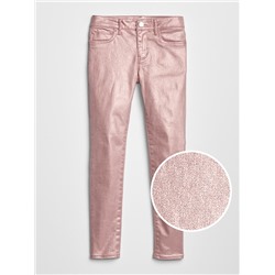 Kids Foil Jeggings with Stretch