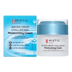 MISTIC WATER DROP HYALURONIC Moisturizing Cream Увлажняющий крем для лица с гиалуроновой кислотой 50мл