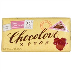Chocolove, Темный шоколад, 3,2 унции (90 г)