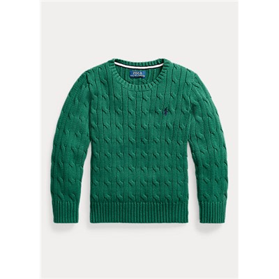 Boys 2-7 Cable-Knit Cotton Sweater