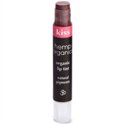 Colorganics Inc., Hemp Organics, органический оттенок для губ, поцелуй, 0,09 унции (2,5 г)