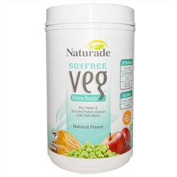 Naturade, Протеин без сои Veg с натуральным ароматизатором, 29,6 унций (840 г)