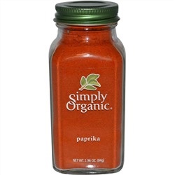 Simply Organic, Паприка, 2,96 унции (84 г)