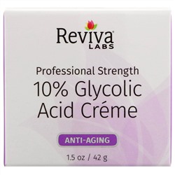 Reviva Labs, Крем с гликолевой кислотой 10%, 1,5 унции (42 г)