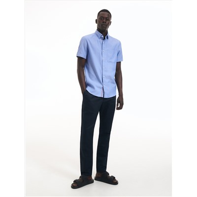 Chino-Jogger mit hohem Leinenanteil