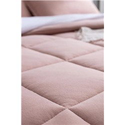 Bobigny SuperSoft Çift Kişilik Comforter Set - Pudra