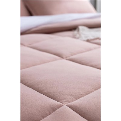 Bobigny SuperSoft Çift Kişilik Comforter Set - Pudra