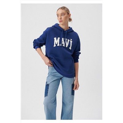 Mavi Logo Baskılı Sweatshirt Oversize/geniş Kesim 1600361-70722