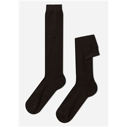 Lange Herrensocken aus Winterbaumwolle