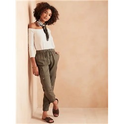 Rayon One-Shoulder Top