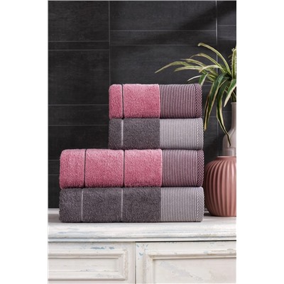 Casnack, Afilli 4'lü Banyo Havlu Seti