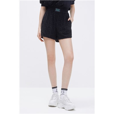 Short de tiro alto Negro