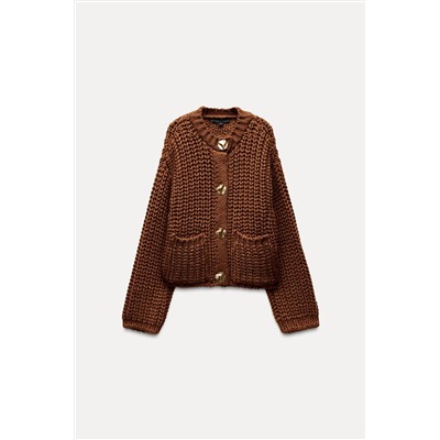 CHUNKY-KNIT CARDIGAN