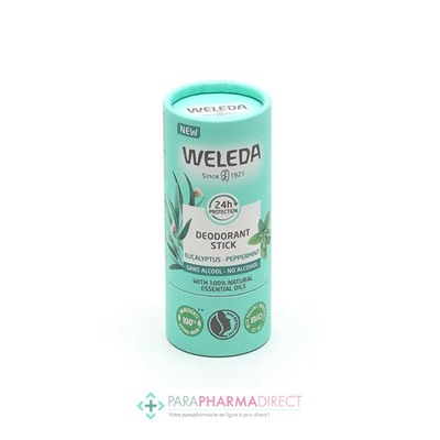 Weleda Déodorant Stick Eucalyptus Menthe Poivrée 50g