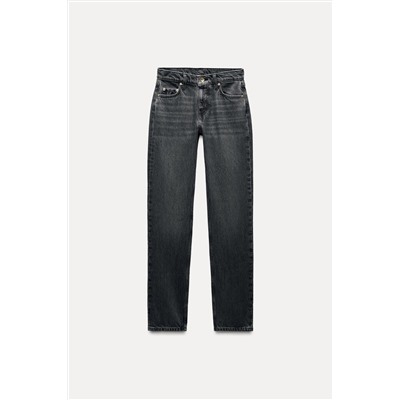 ZW COLLECTION STRAIGHT LOW-RISE JEANS
