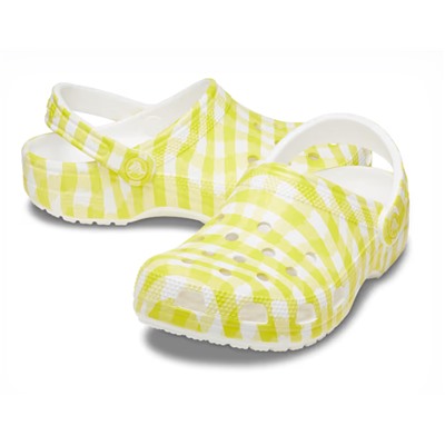 Classic Gingham Clog Style
