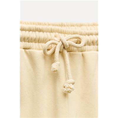 STRAIGHT PLUSH TROUSERS