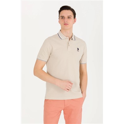 Erkek Taş Basic Polo Yaka Tişört