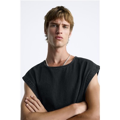 CAMISETA TANK DENIM