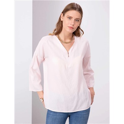 Toz Pembe Comfort Fit Uzun Kollu Gömlek
