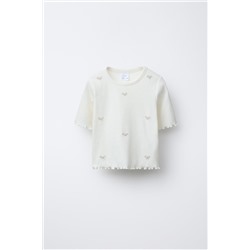 CAMISETA RIB ABALORIOS