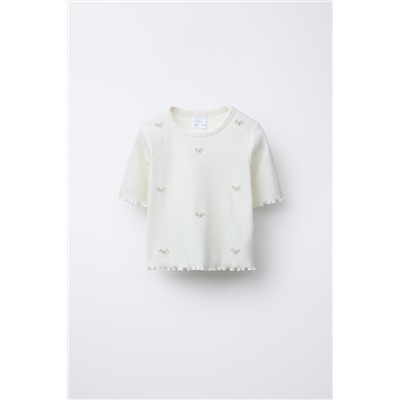 CAMISETA RIB ABALORIOS