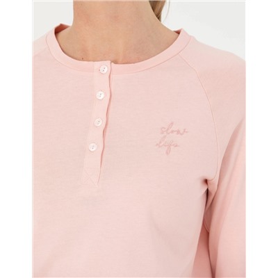 Pudra Pijama Takımı