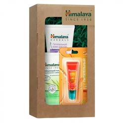 HIMALAYA Set Подарочный набор Питательный Бальзам для губ 10г+Питательный крем для рук 50мл+Очищающий гель для умывания с нимом 15мл ПОДАРОК