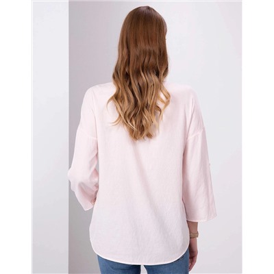 Toz Pembe Comfort Fit Uzun Kollu Gömlek