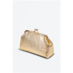 Bandolera de piel Dorado - Firenze Artegiani