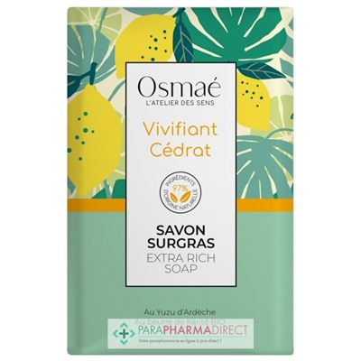 Osmaé Vivifiant Cédrat - Savon Surgras 200g