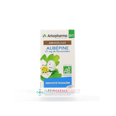 ArkoPharma ArkoGélules - Aubépine - Nervosité Passagère - BIO 150 gélules