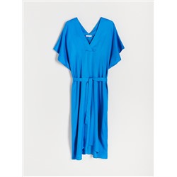 Midikleid aus Viskose