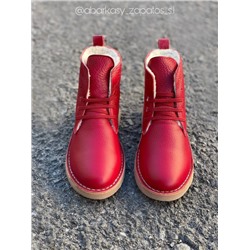 Ab.Zapatos 4619/2 granate+PELLE 169