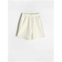 Shorts aus Sweatjersey