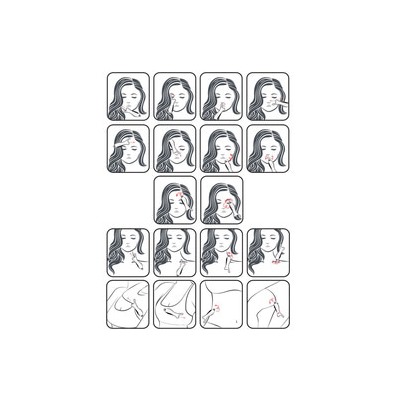 Face Lifting Pad, Массажер для контурного массажа лица и тела