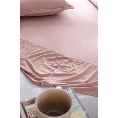 Bobigny SuperSoft Tek Kişilik Comforter Set - Pudra