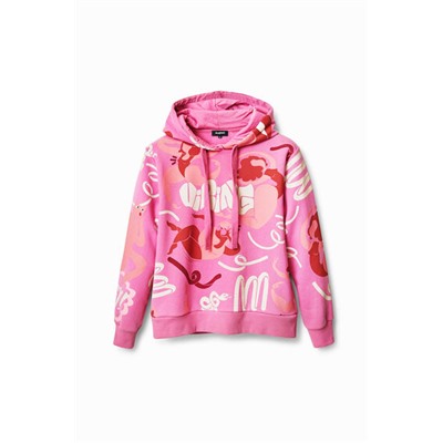 Sudadera oversize multicolor