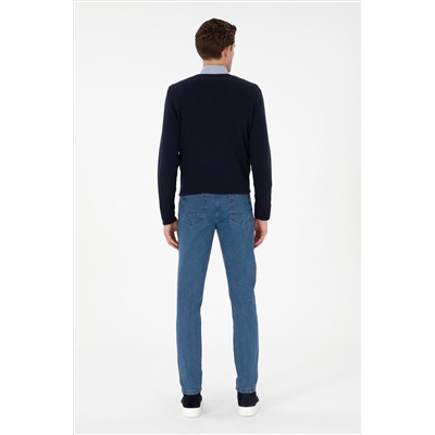 Erkek Mavi Jean Pantolon