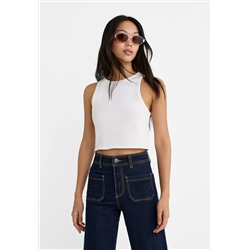 BASIC RIBBED CROP TOP
