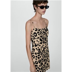 Vestido corto leopardo