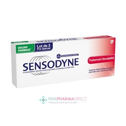 Sensodyne Dentifrice Traitement Sensibilité 2x75mlLot  × 2