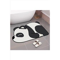 Else Dekor Else Panda Su Emici Duş Önü Banyo Paspası Klozet Tek Parça Hayvanlı Banyo Halısı TYCPWTU6ZN169261435822259